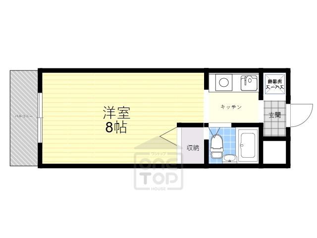シティライフST(1K/2階)の間取り写真