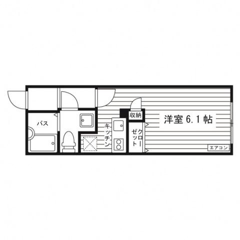 ISM板橋本町(ワンルーム/2階)の間取り写真
