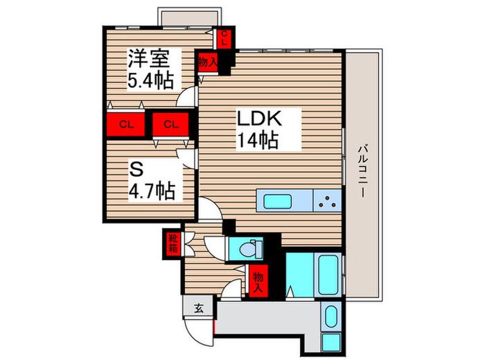 大東ビルマンション(1SLDK/3階)の間取り写真