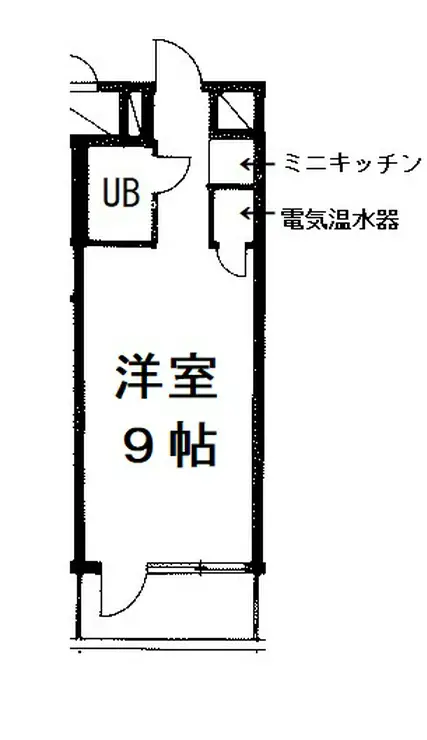 いづみハイツ茅場町 4階階 間取り