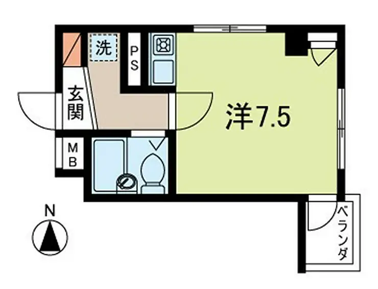 エクセル新高円寺 3階階 間取り