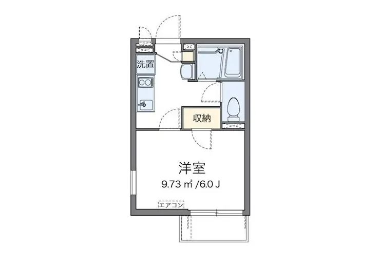 レジデンス塚越 2階階 間取り