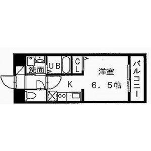 パセオ吹上(1K/1階)の間取り写真
