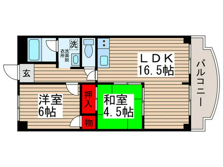BeLL 紗楼 4階階 間取り