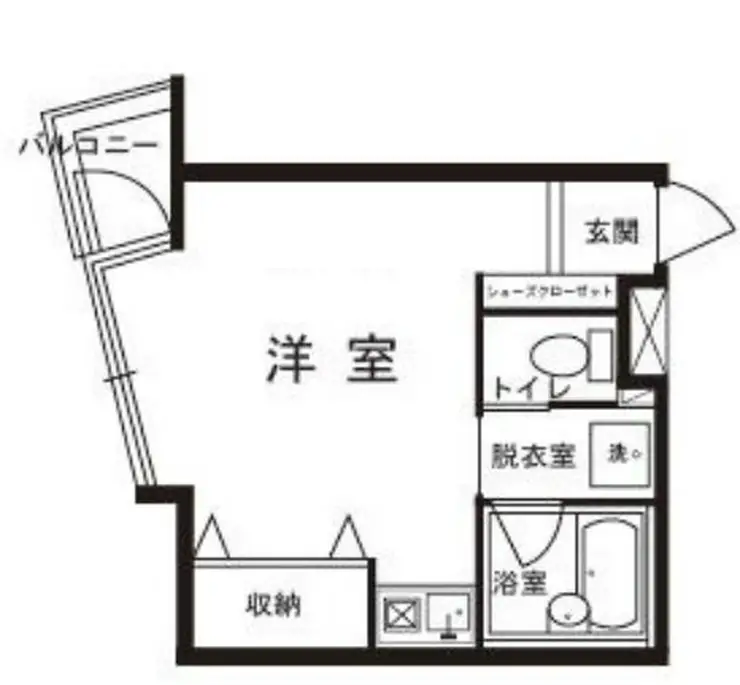 コンサート鷹番 1階階 間取り