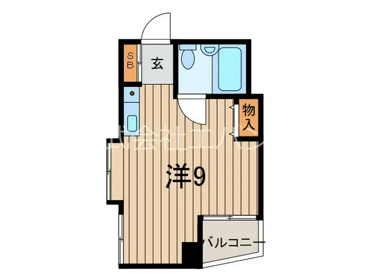 第3ヒルズ土井 6階階 間取り