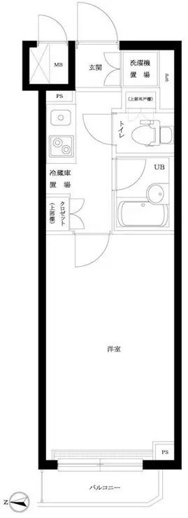 ルーブル明大前 4階階 間取り
