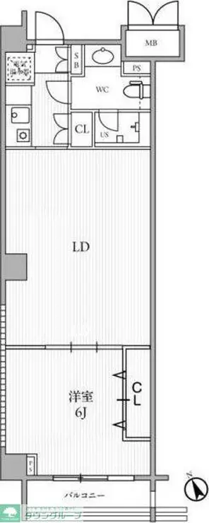 六本木デュープレックスエムズ 2階階 間取り