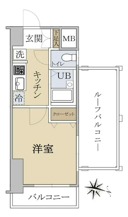 エスコート都立大学 5階階 間取り
