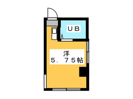 グレースケヤキダイ(ワンルーム/3階)の間取り写真