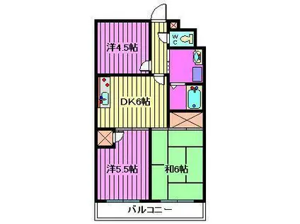 グレーストーエイI(3DK/3階)の間取り写真