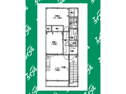 オラシオン(2LDK/2階)の間取り写真