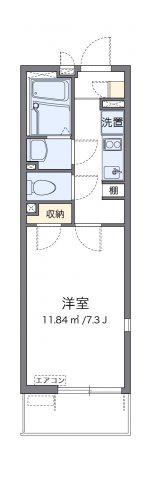 レオネクスト寿(1K/1階)の間取り写真