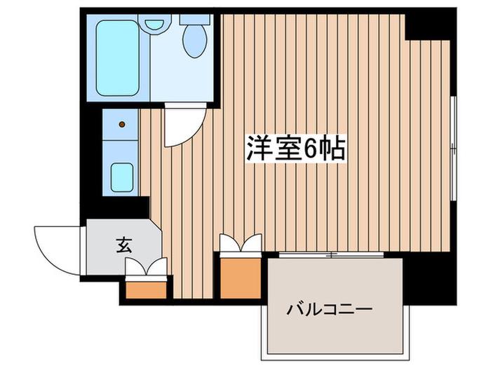 ダイアパレス新栄(ワンルーム/4階)の間取り写真