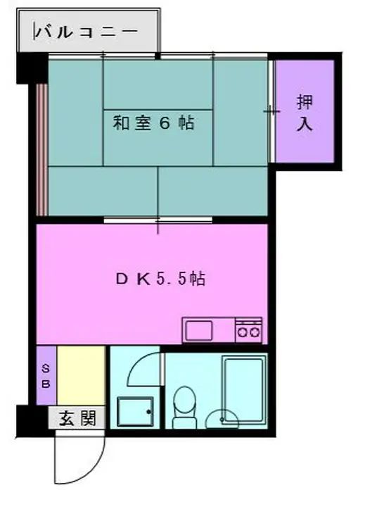 グリーンハイツ大森 4階階 間取り