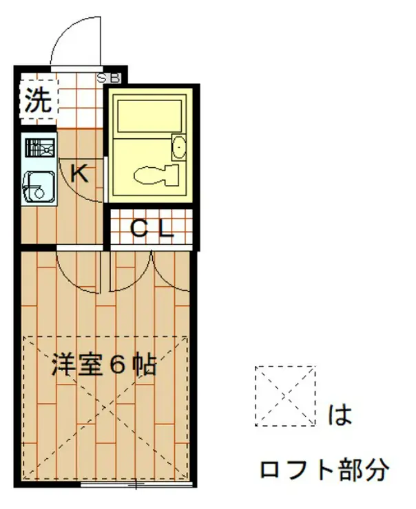 フラワーヒルA 1階階 間取り