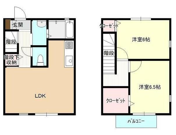 パナメゾンルミエール(2LDK/1階)の間取り写真