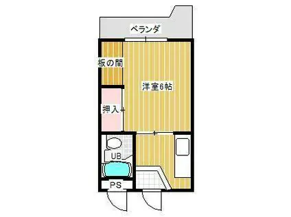 メゾン88(1K/3階)の間取り写真