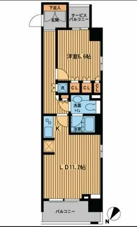 プライムアーバン日本橋横山町 2階階 間取り
