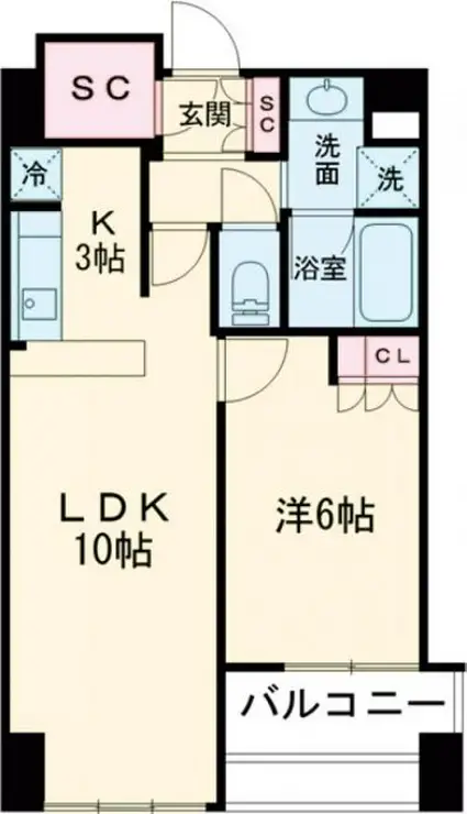 ウエストパークタワー池袋 17階階 間取り