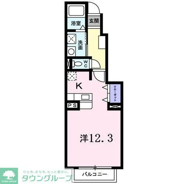 シャルム ドミールA 1階階 間取り