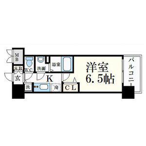 プレサンス名古屋STATIONサティナ(1K/11階)の間取り写真