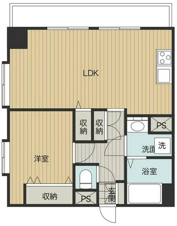 妙義坂マンション 8階階 間取り