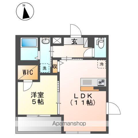 西早稲田2丁目マンション工事(1LDK/2階)の間取り写真