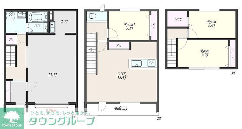 グレイス パル(3LDK/1階)の間取り写真
