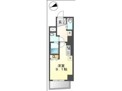 CHEZ KOTOBUKI(ワンルーム/3階)の間取り写真