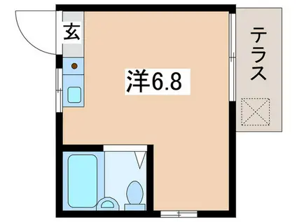 メゾン・ラ・ジュネス(ワンルーム/1階)の間取り写真