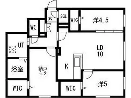 ヴィレッジ表参道(3LDK/1階)の間取り写真
