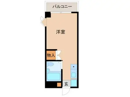 メゾンドサンベール(ワンルーム/4階)の間取り写真