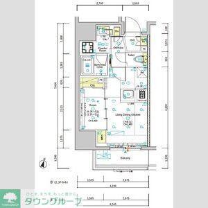 SYFORME OMIYA(1LDK/5階)の間取り写真