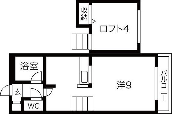 第7AMS円山(ワンルーム/4階)の間取り写真