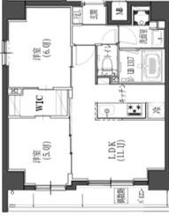S-RESIDENCE東日暮里(2LDK/9階)の間取り写真