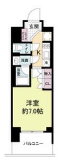 ルネフラッツ谷町四丁目(1K/5階)の間取り写真
