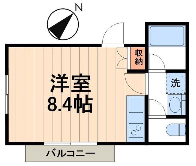 ザ・パークメゾン黒江屋(ワンルーム/3階)の間取り写真