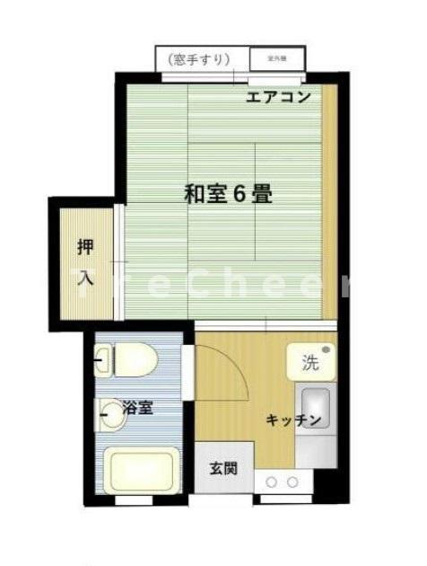 町田マンション(1K/3階)の間取り写真