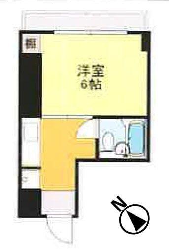 ワコーレ東十条マンション(1K/3階)の間取り写真