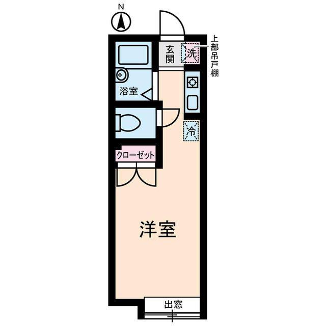 カーサ西荻(ワンルーム/1階)の間取り写真
