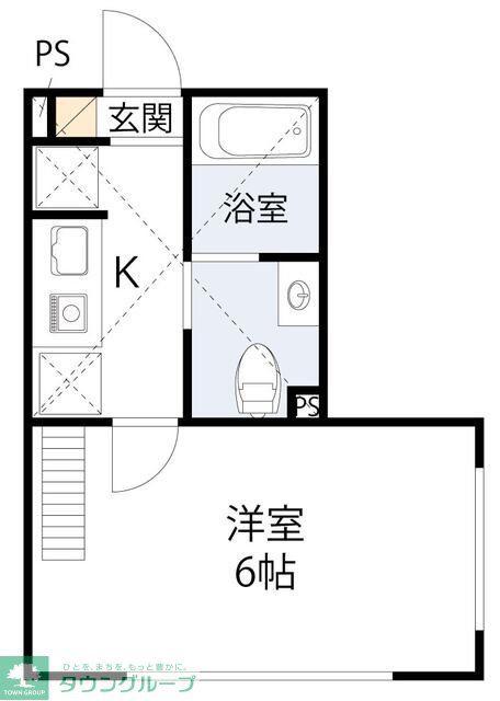 エメラパン宮崎台(1K/1階)の間取り写真