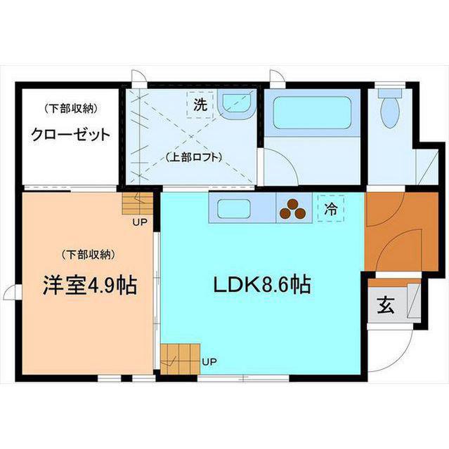 RITZ II(1LDK/1階)の間取り写真