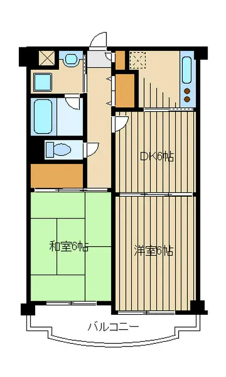 パークフロントナリタ 4階階 間取り