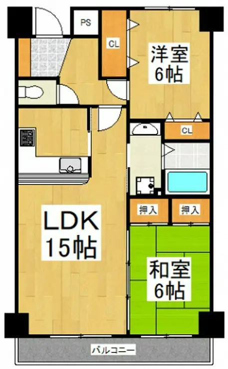 セジュール東所沢 1階階 間取り