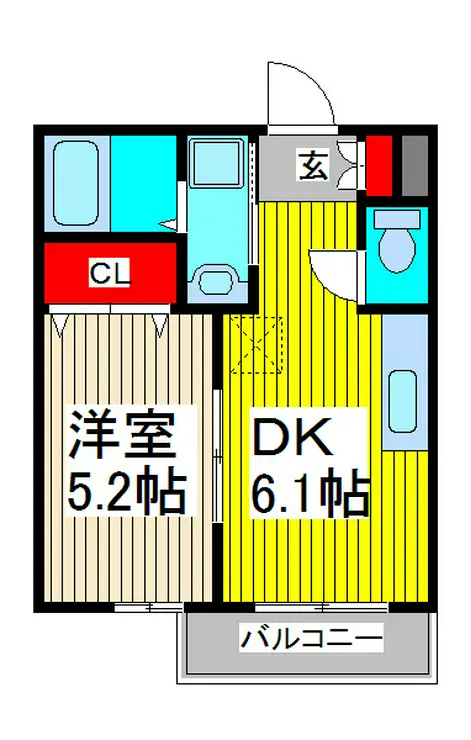 フォアリーフ 2階階 間取り
