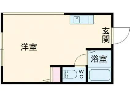 サクセスビル(ワンルーム/5階)の間取り写真