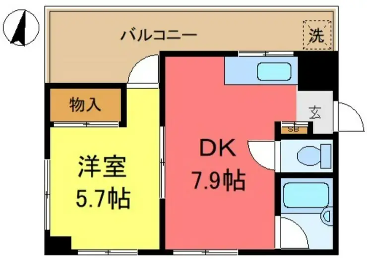 MTハイツ 3階階 間取り