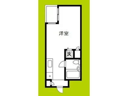 メゾンドオール(ワンルーム/5階)の間取り写真