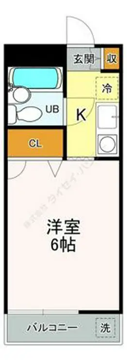 ブロードフラット 2階階 間取り